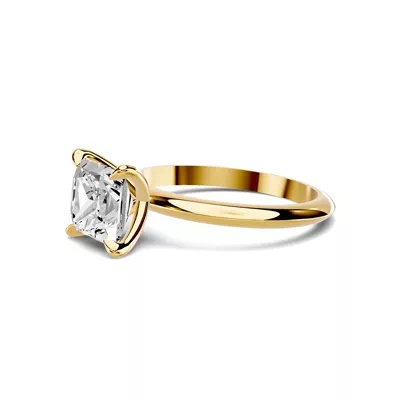 Serra Knife Edge 3.00 ct. Princess-Cut Lab Engagement Ring (2mm)