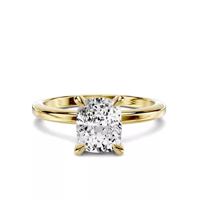Avalon Classic Solitaire 1.00 ct. Elongated Cushion Lab Engagement Ring