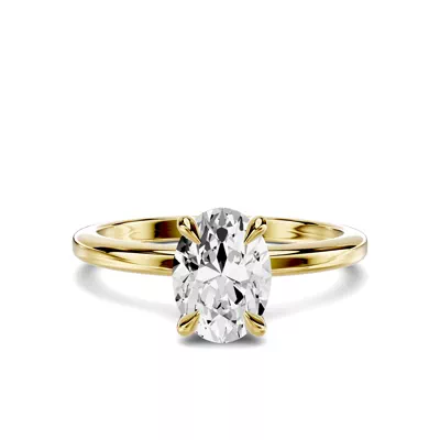 Avalon Classic Solitaire 1.00 ct. Oval Lab Engagement Ring