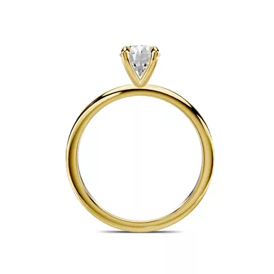 Avalon Classic Solitaire 1.00 ct. Oval Lab Engagement Ring