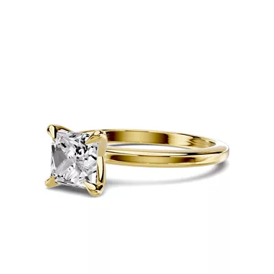 Avalon Classic Solitaire 1.00 ct. Princess-Cut Lab Engagement Ring