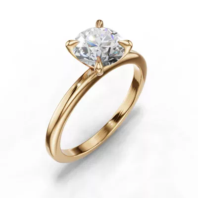 Avalon Classic Solitaire 1.00 ct. Round Lab Engagement Ring