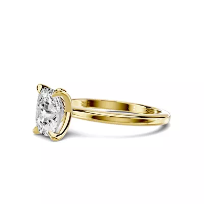 Avalon Classic Solitaire 1.50 ct. Elongated Cushion Lab Engagement Ring