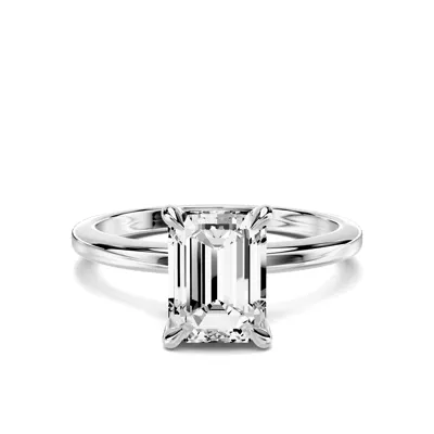 Avalon Classic Solitaire 1.50 ct. Emerald-Cut Lab Engagement Ring