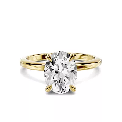 Avalon Classic Solitaire 1.50 ct. Oval Lab Engagement Ring