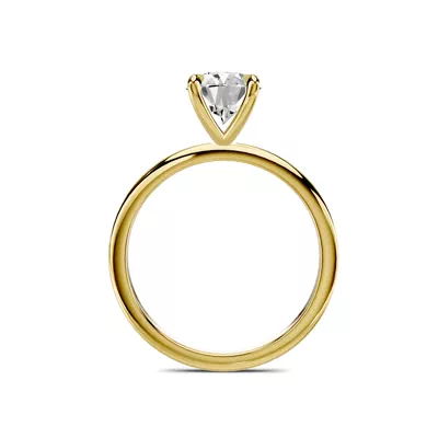 Avalon Classic Solitaire 1.50 ct. Oval Lab Engagement Ring