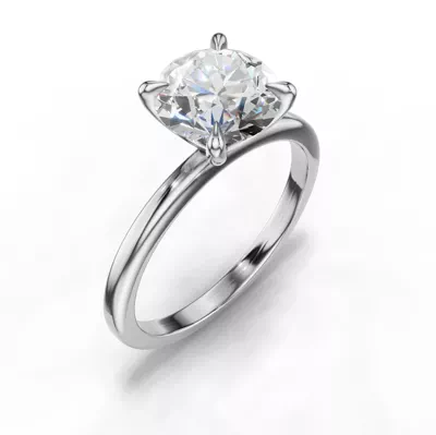 Avalon Classic Solitaire 1.50 ct. Round Lab Engagement Ring