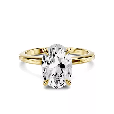 Avalon Classic Solitaire 2.00 ct. Oval Lab Engagement Ring