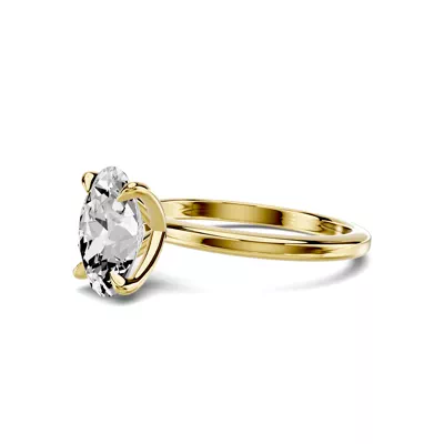 Avalon Classic Solitaire 2.00 ct. Oval Lab Engagement Ring