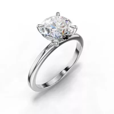 Avalon Classic Solitaire 2.00 ct. Round Lab Engagement Ring