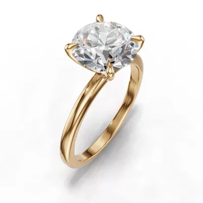 Avalon Classic Solitaire 2.50 ct. Round Lab Engagement Ring