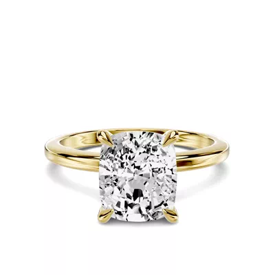 Avalon Classic Solitaire 3.00 ct. Elongated Cushion Lab Engagement Ring