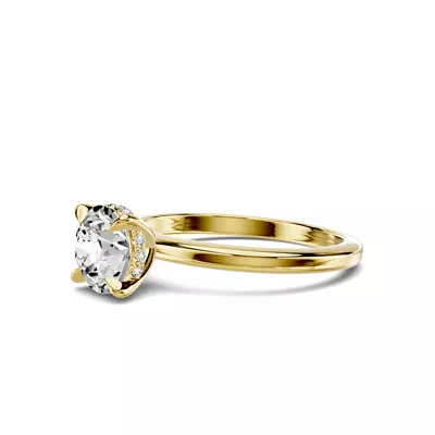 Avalon Classic Hidden Halo 1.00 ct. Round Lab Engagement Ring