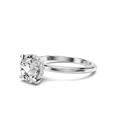 Avalon Classic Hidden Halo 1.50 ct. Round Lab Engagement Ring