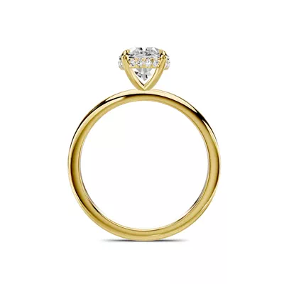 Avalon Classic Hidden Halo 2.00 ct. Oval Lab Engagement Ring