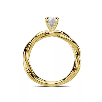 Riona Twist 1.00 ct. Oval Lab Engagement Ring