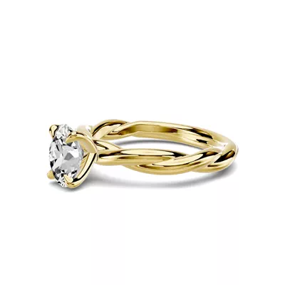 Riona Twist 1.00 ct. Oval Lab Engagement Ring