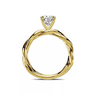 Riona Twist 1.50 ct. Oval Lab Engagement Ring