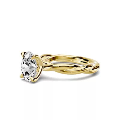 Riona Twist 1.50 ct. Oval Lab Engagement Ring