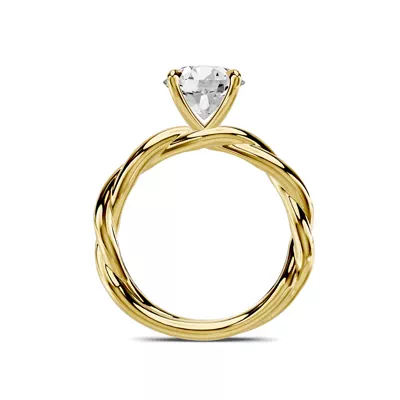 Riona Twist 2.00 ct. Round Lab Engagement Ring