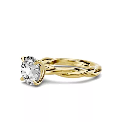 Riona Twist 2.00 ct. Round Lab Engagement Ring