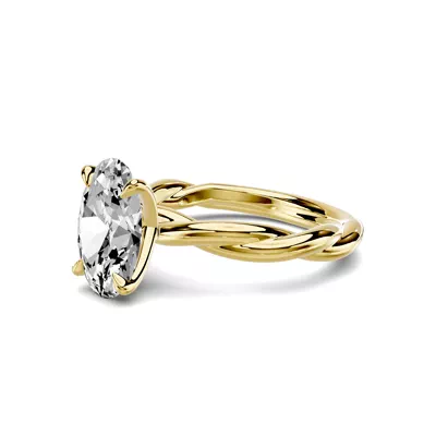 Riona Twist 2.50 ct. Oval Lab Engagement Ring