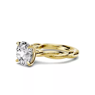 Riona Twist 2.50 ct. Round Lab Engagement Ring