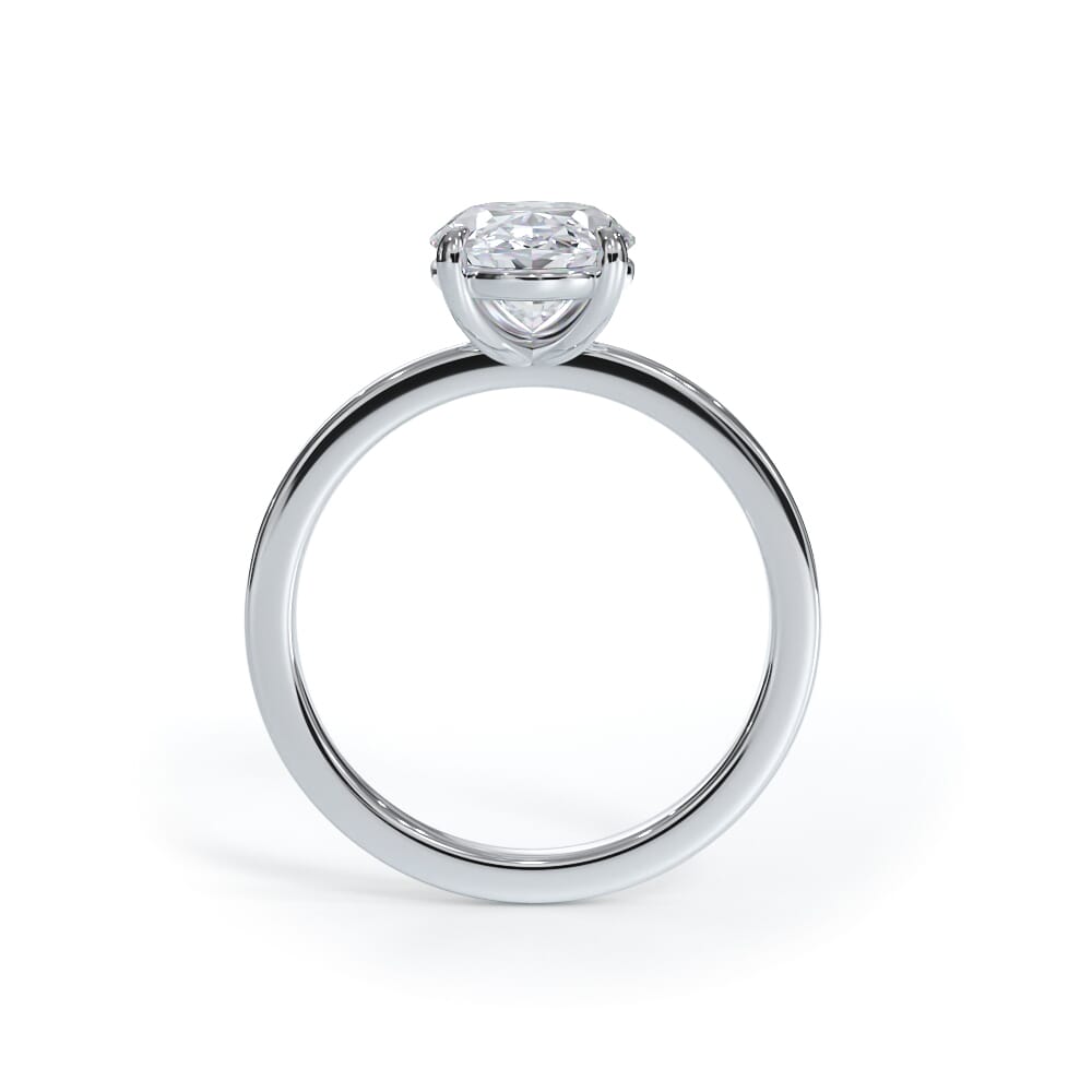 Bellora Solitaire 3.00 ct. Oval Lab Engagement Ring