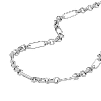 Paperclip Station Chain Necklace (20 in)