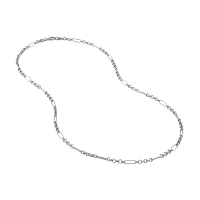 Paperclip Station Chain Necklace (20 in)