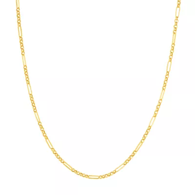 Paperclip Station Chain Necklace (18 in)