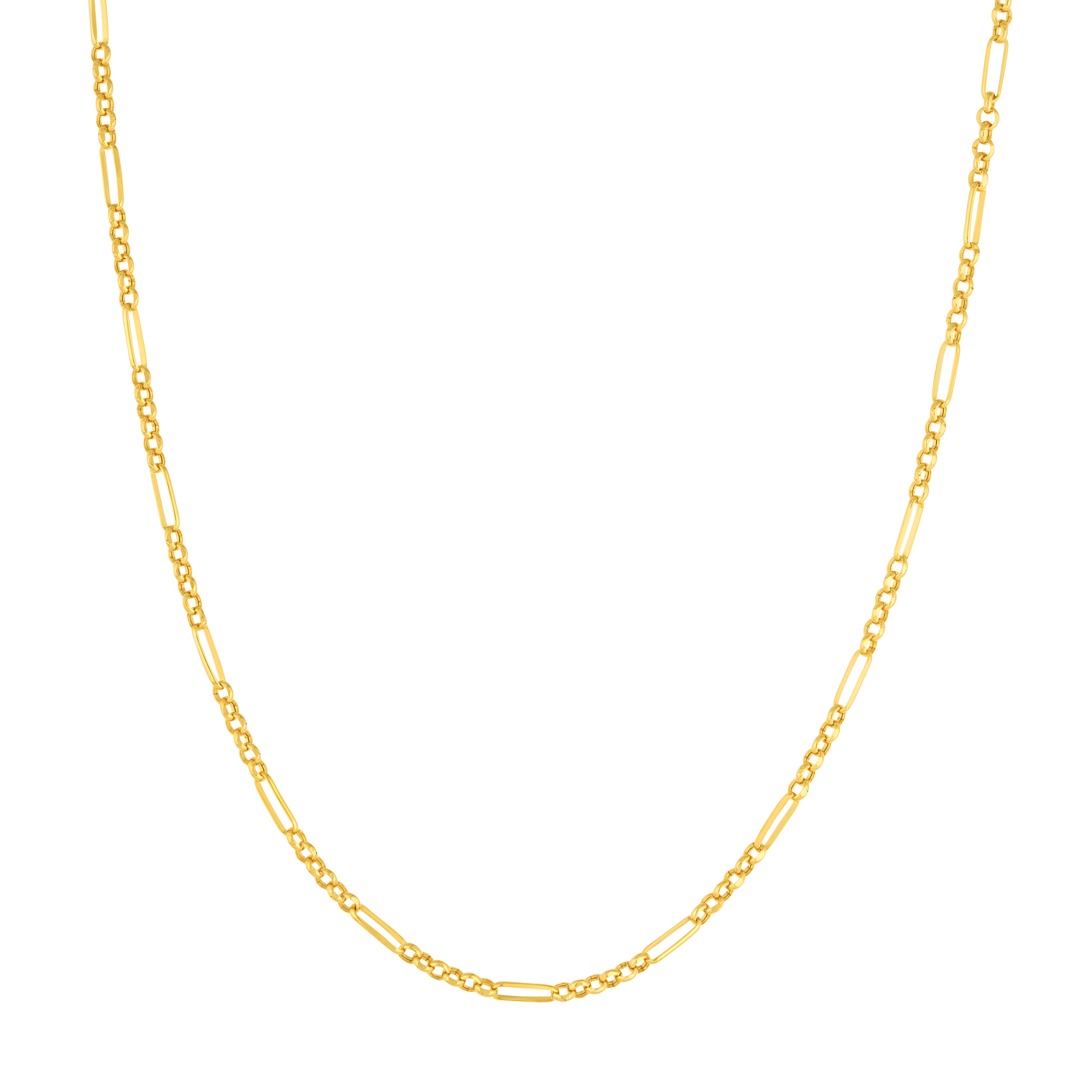 Paperclip Station Chain Necklace (20 in)