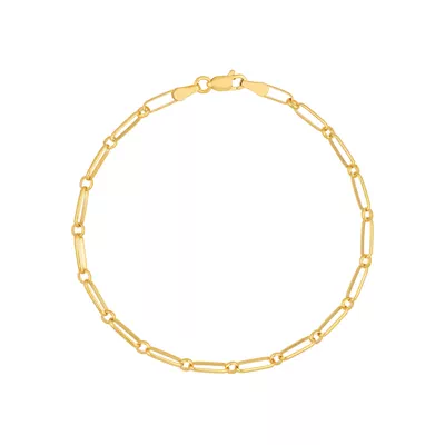 Paperclip Link Chain Bracelet
