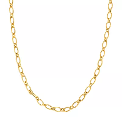 Oval Link Chain Necklace