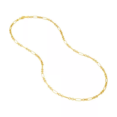 Linked Paperclip Chain Necklace