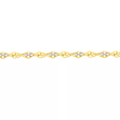 Twisted Link Chain Anklet