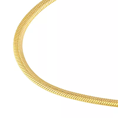 Oval Snake Chain Bracelet (2.3mm)