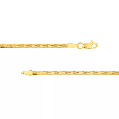 Oval Snake Chain Bracelet (2.3mm)