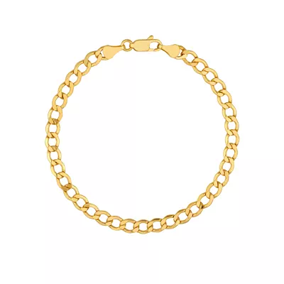 5.2mm Curb Chain Bracelet (8 in)