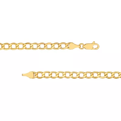 5.2mm Curb Chain Bracelet (8 in)