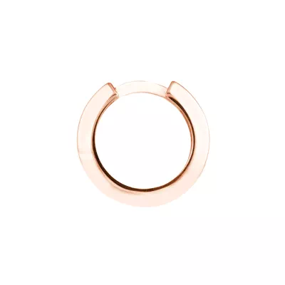 Knife-Edge Gold Huggie Earrings