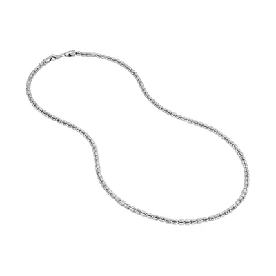 Diamond-Cut Bead Necklace (20 in)