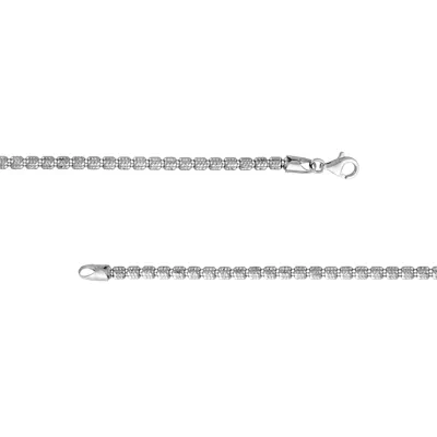 Diamond-Cut Bead Bracelet (8 in)