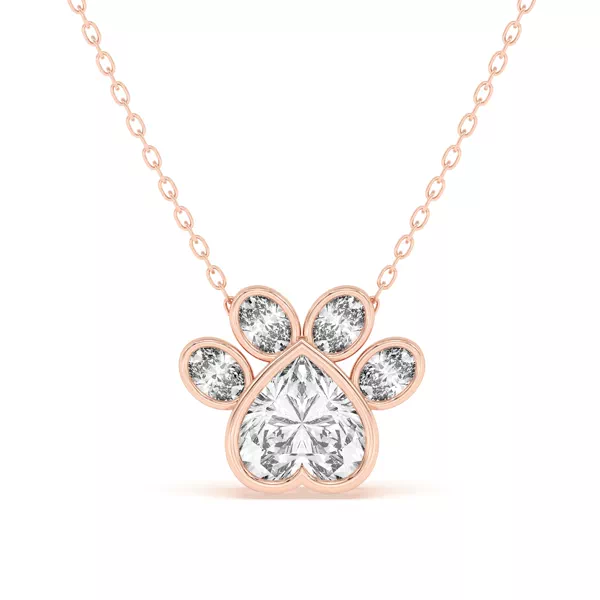 Bella Paw Lab Necklace (1.40 ct. tw.)