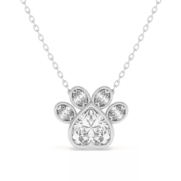 Bella Paw Lab Necklace (1.40 ct. tw.)