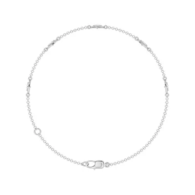 Heart Embrace Lab Diamond Five-Station Bracelet
