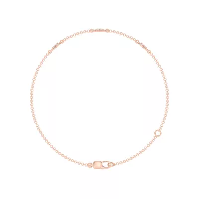 Heart Embrace Lab Diamond Three-Station Bracelet