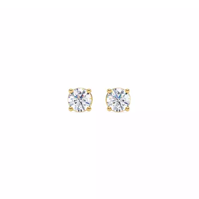 Diamond Stud Screw-Back Earrings (1/2 ct. tw.)
