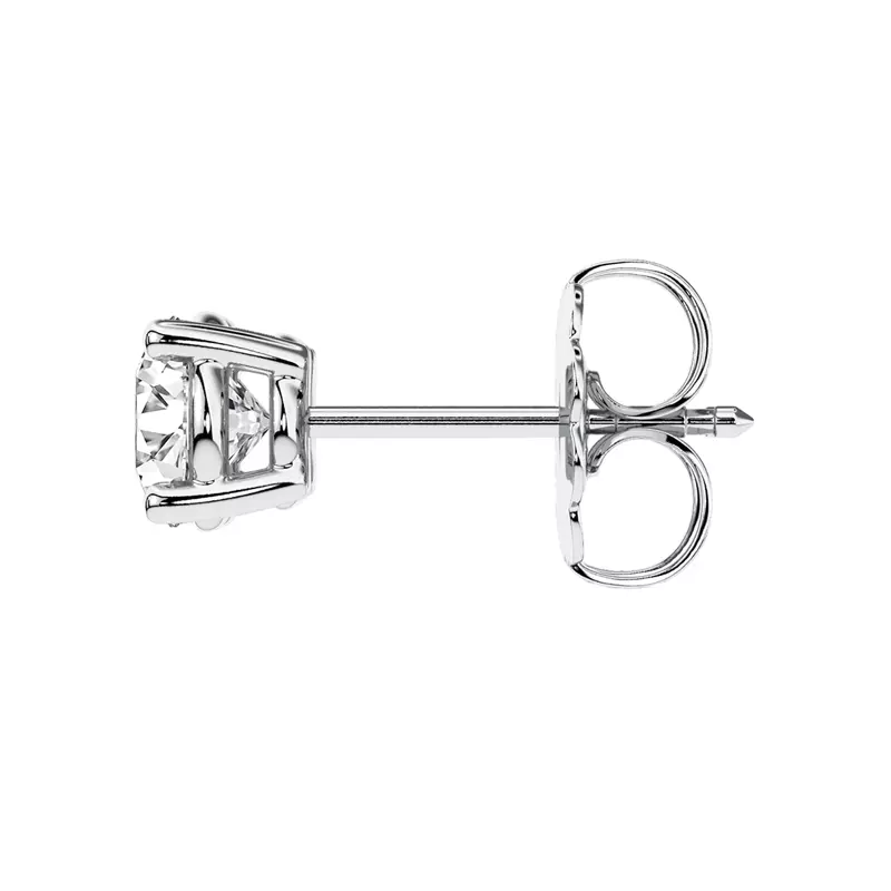 14K White Gold Diamond Stud Earrings (3/4 ct. tw.)