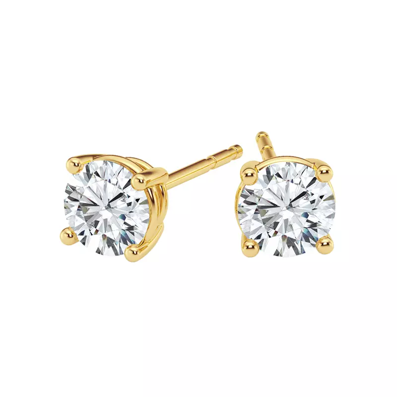 14K Yellow Gold Diamond Stud Earrings (1/4 ct. tw.)